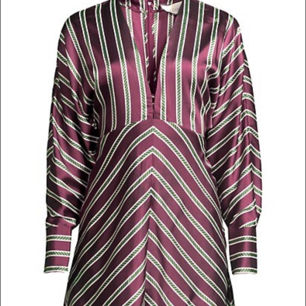Alexis Striped A-line Dress Size Small